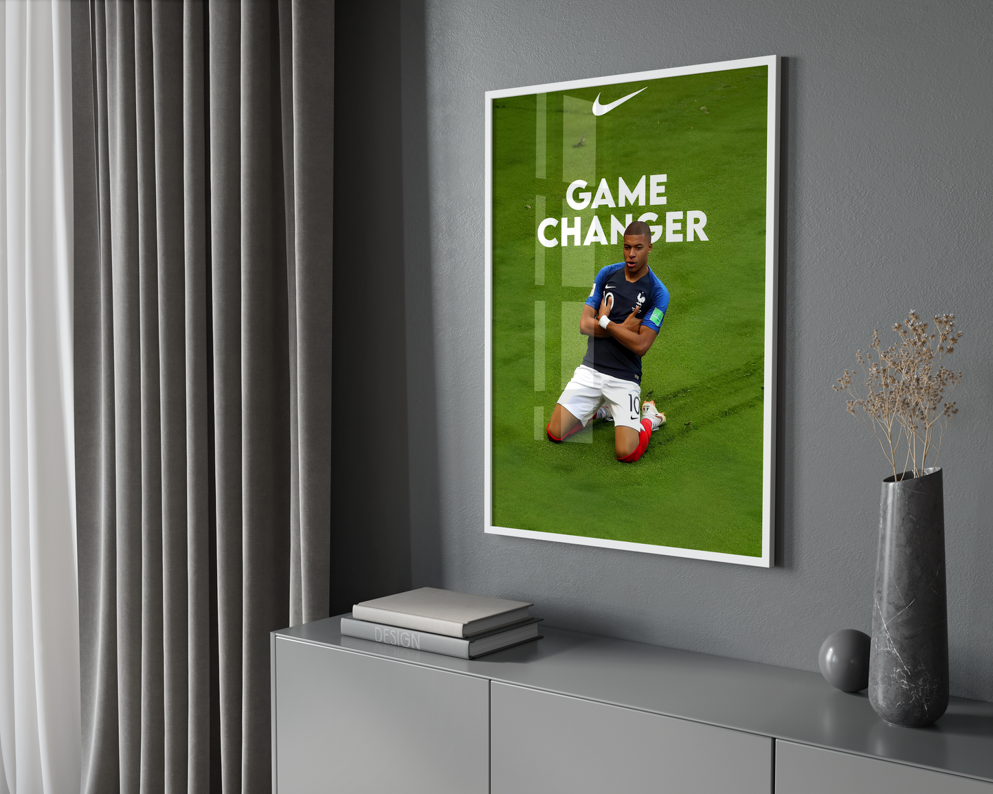 Kylian Mbappé „Game Changer“-Poster