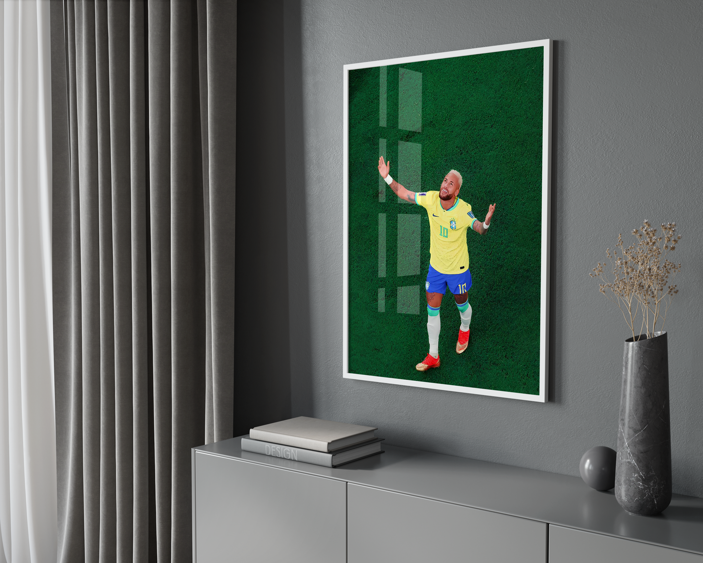 Neymar Jr Brazil Poster