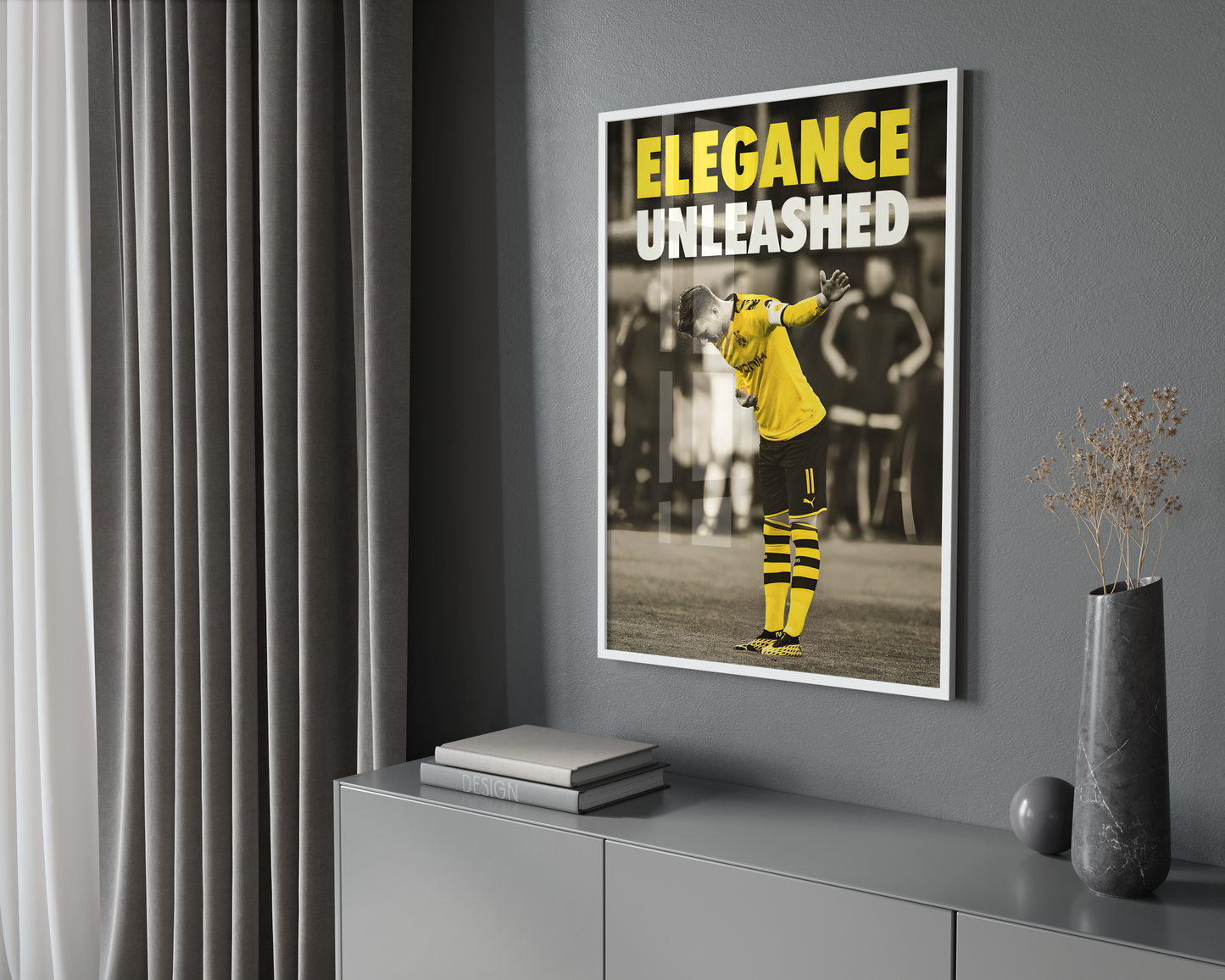 Marco Reus „Entfesselte Eleganz“-Poster