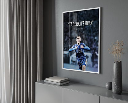 Jamie Vardy 'Eleven Heaven' Poster