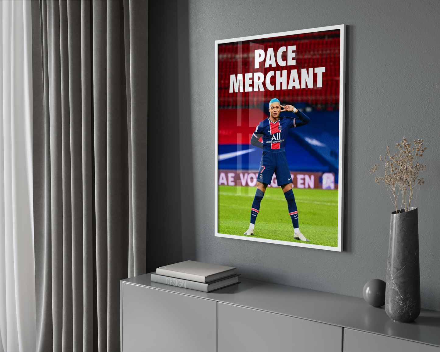 Poster „Pace Merchant“ von Kylian Mbappé