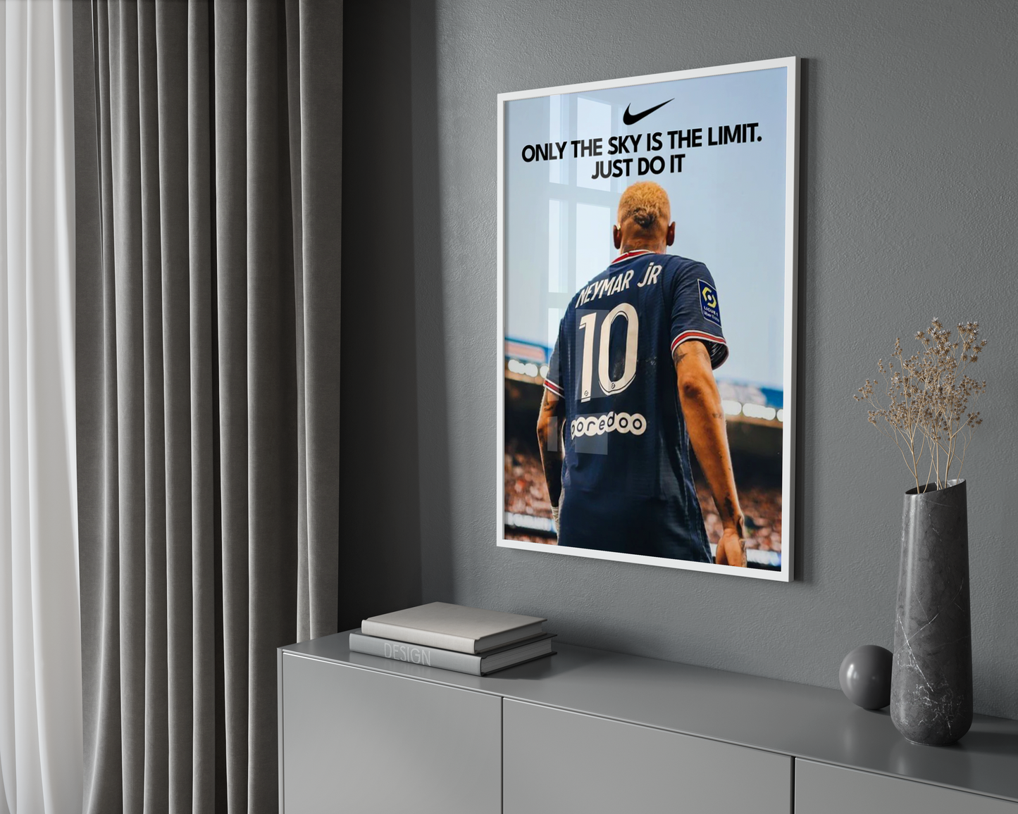 Neymar-Poster „Der Himmel ist die Grenze“