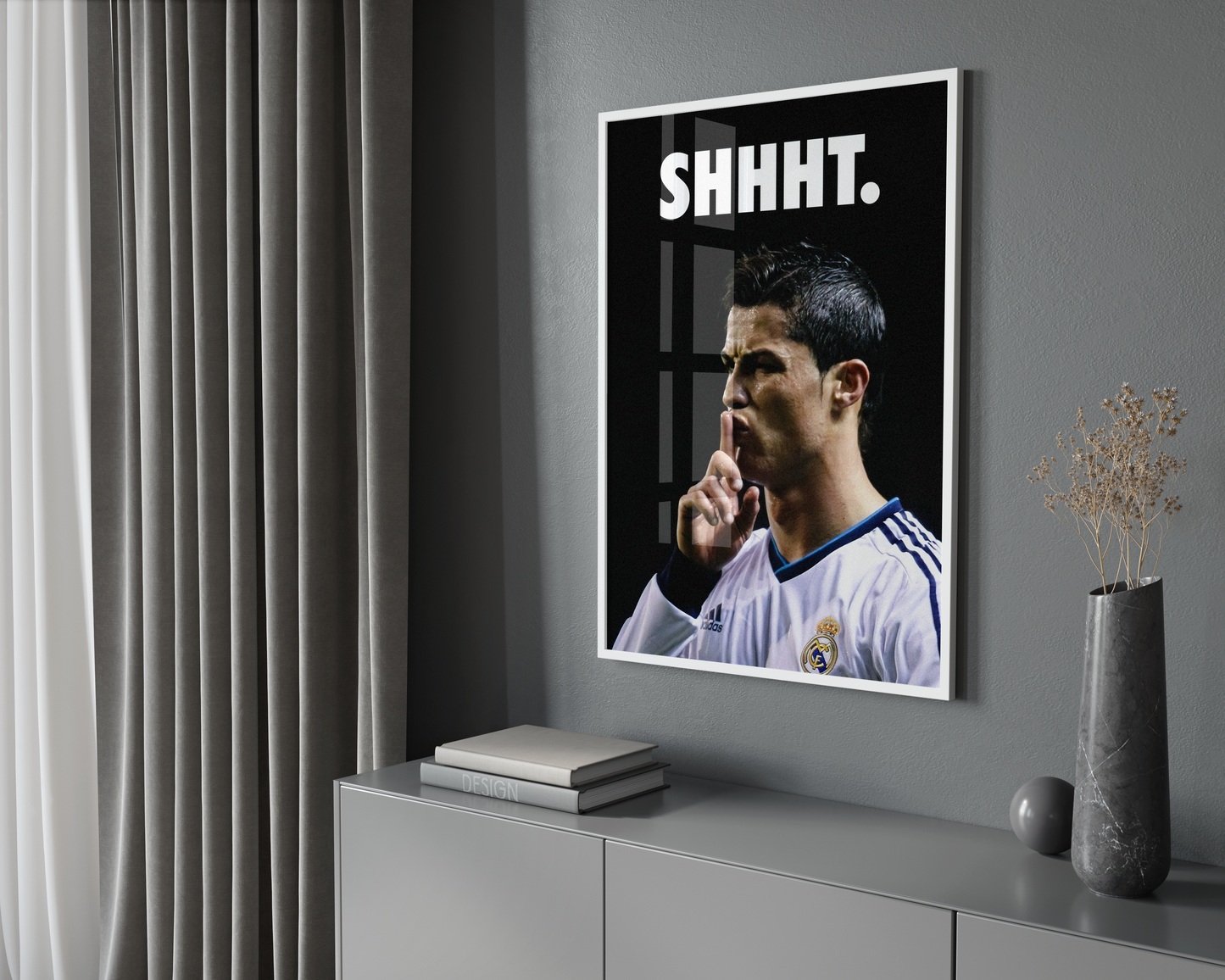 Cristiano Ronaldo 'Shhht' Poster