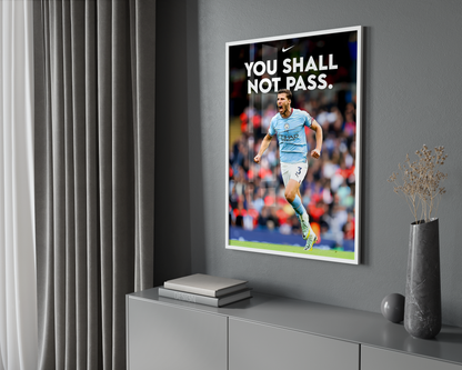 Rúben Dias 'You Shall Not Pass' Poster