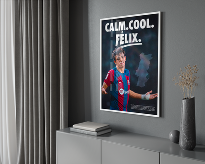 João Félix „Ruhig, cool“ Poster