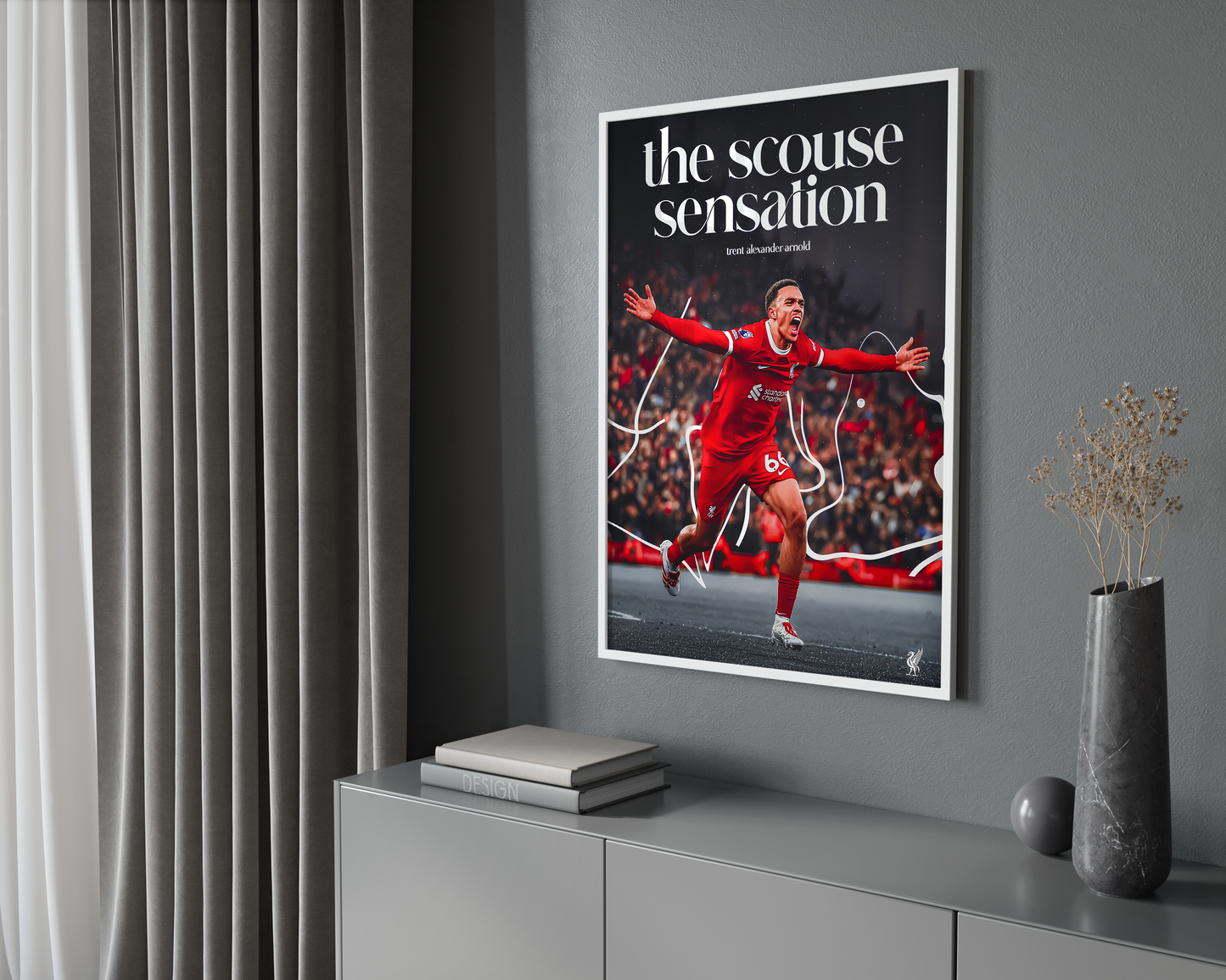 Poster „In Liverpool geboren und aufgewachsen“ von Trent Alexander-Arnold