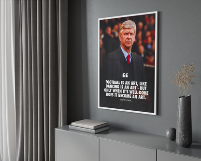 Arsene Wenger 'Quote' Poster