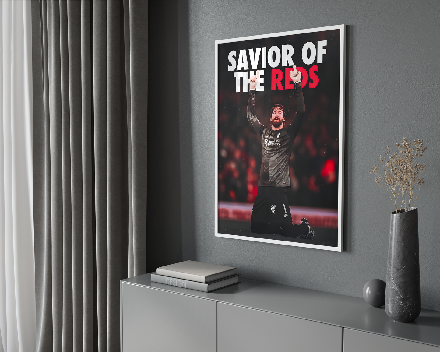 Alisson Becker 'Savior Of The Reds' Poster