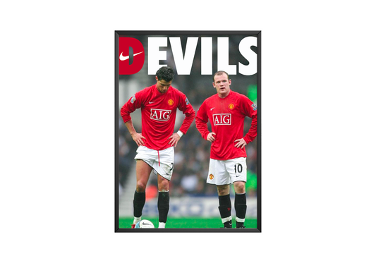 Ronaldo & Rooney 'Devils' Poster