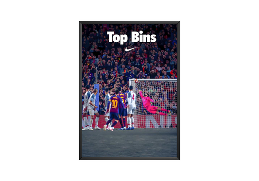 Lionel Messi 'Top Bins' Poster