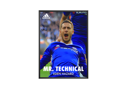 Eden Hazard „Mr. Technical“-Poster