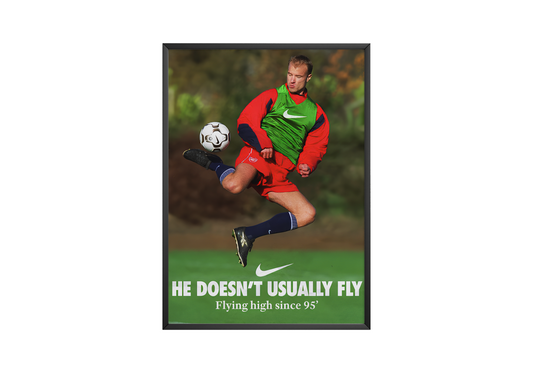 Dennis Bergkamp 'Flying High' Poster