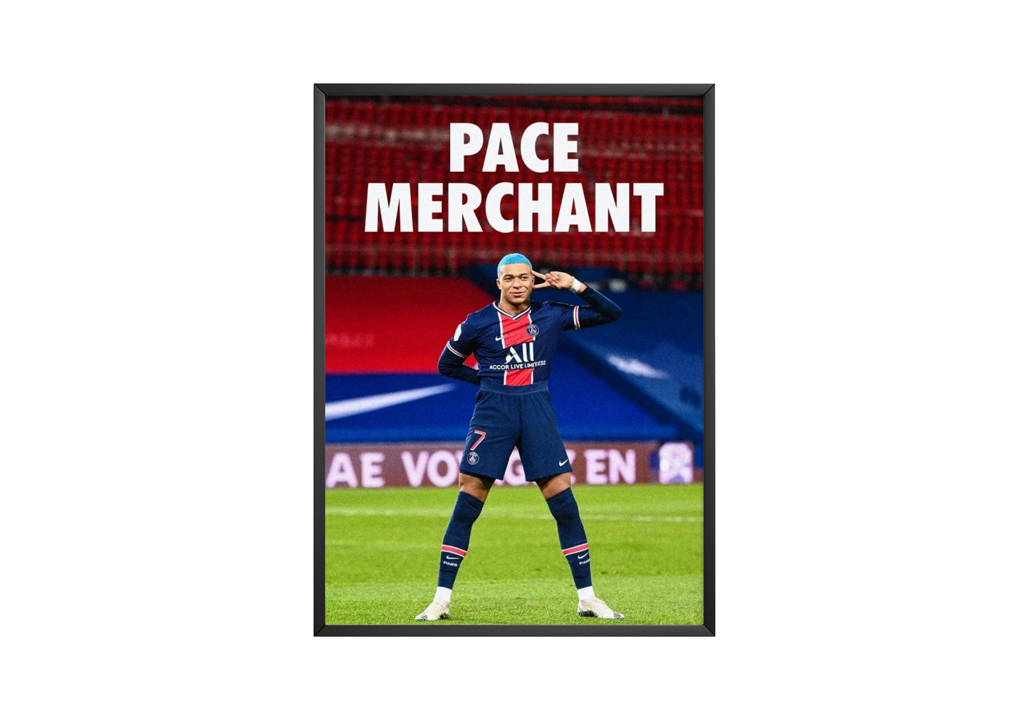 Poster „Pace Merchant“ von Kylian Mbappé