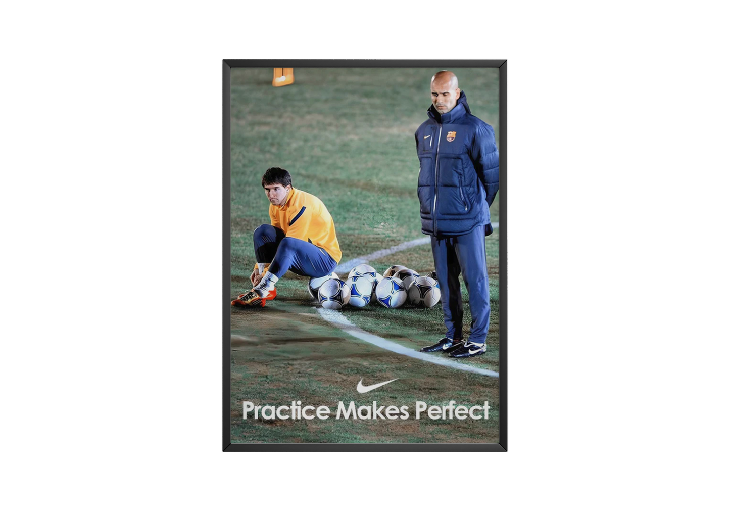 Messi & Pep 'Practice' Poster