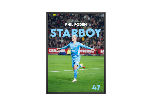 Phil Foden „Starboy“-Poster