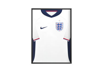 England Euros 2024 Home Kit Poster