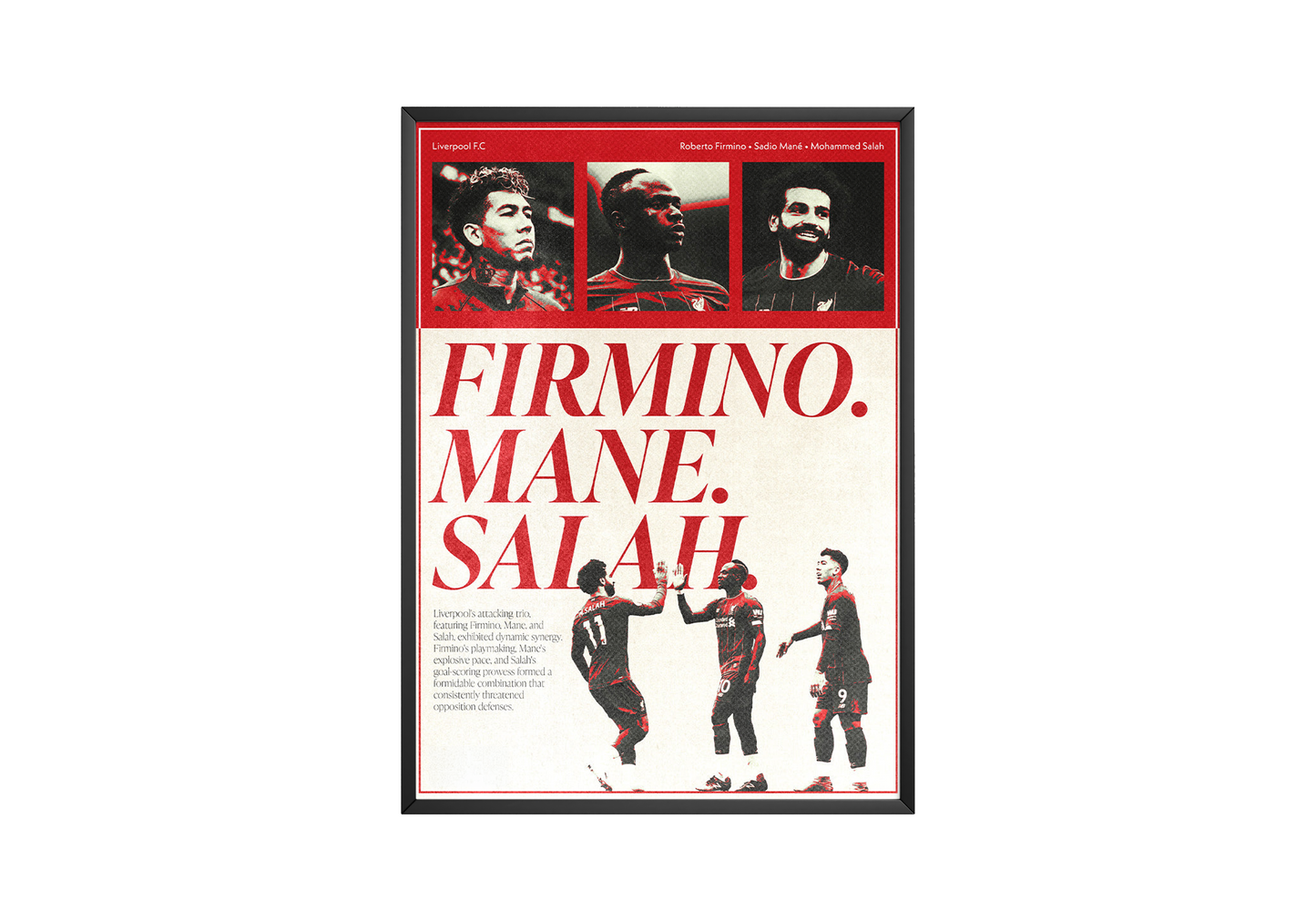 Firmino, Mane und Salah Poster