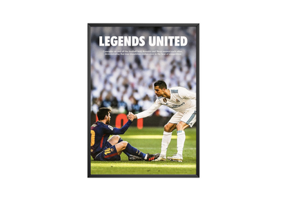 Messi & Ronaldo 'Legends United' Poster