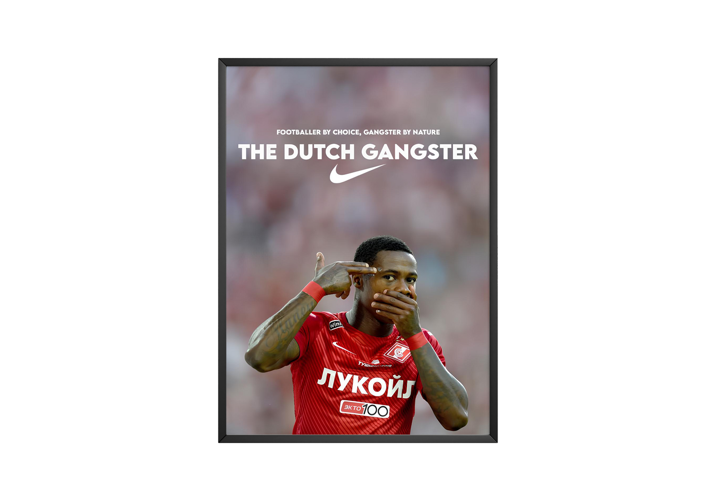 Poster „Der holländische Gangster“ von Quincy Promes