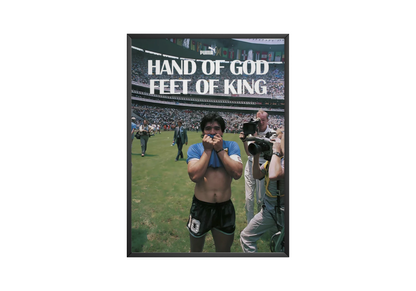 Hand Of God Feet Of King Poster