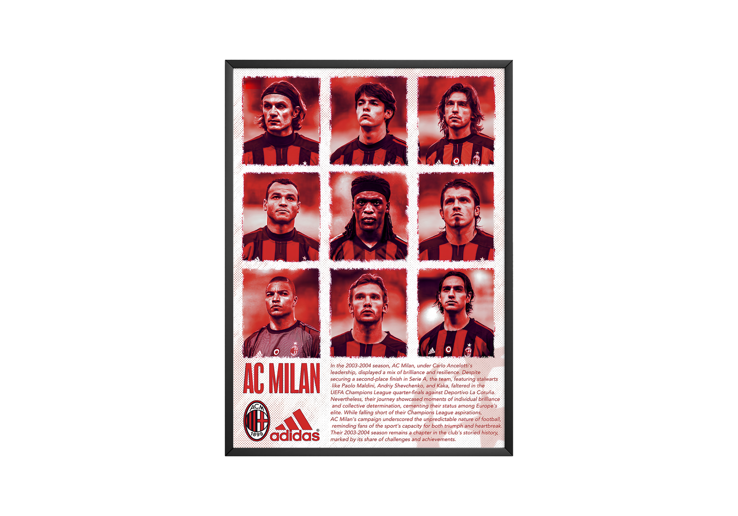 AC Milan 'Legends' Poster