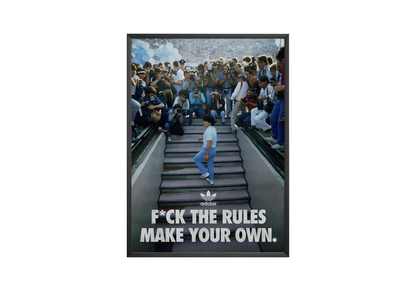 Diego Maradona 'Fu*k The Rules' Poster