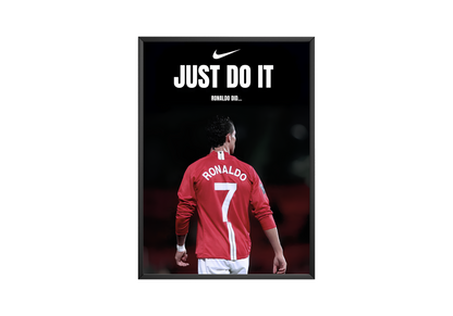 Cristiano Ronaldo Focus „Er hat es getan“-Poster