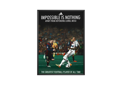 Messi 'Impossible Is Nothing' Poster