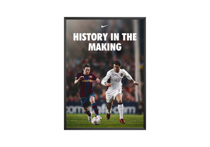 Messi v Ronaldo 'History In The Making' Poster