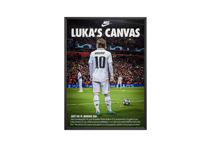 Luka Modrić 'Canvas' Poster