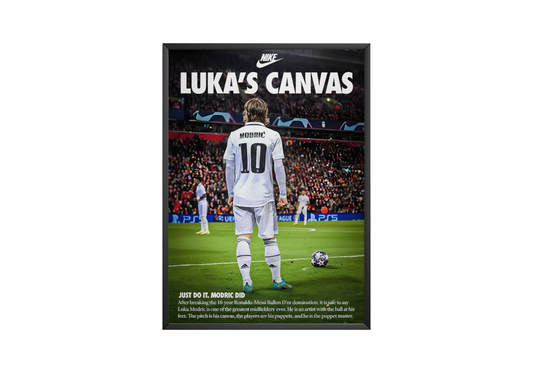 Luka Modrić 'Canvas' Poster