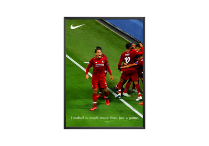 Virgil Van Dijk „Mehr als nur ein Spiel“ Poster