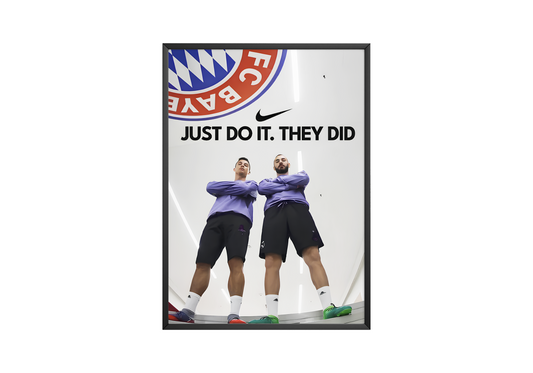 Benzema & Ronaldo 'They Did' Poster