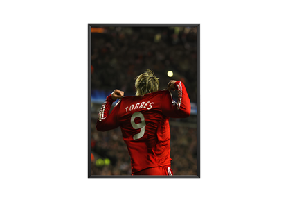 Fernando Torres 'Number 9' Poster