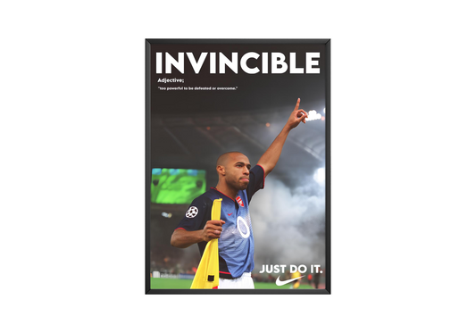 Thierry Henry 'Invincible' Poster