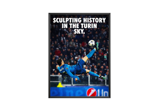 Cristiano Ronaldo 'Sculpting History' Poster