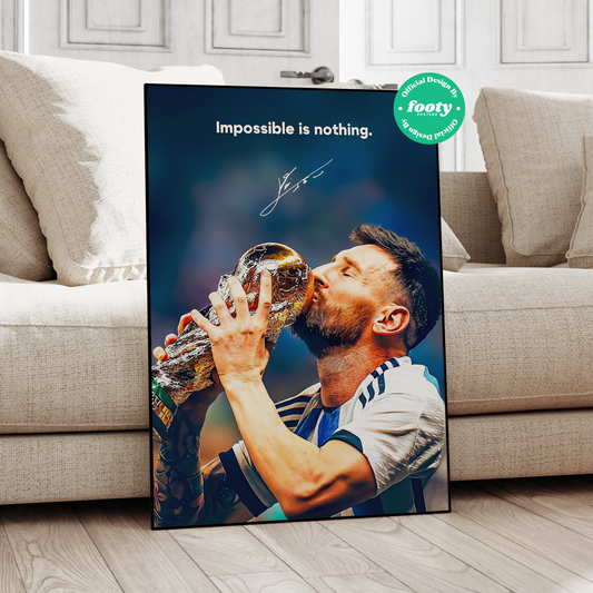 Lionel Messi 'Impossible' World Cup Poster