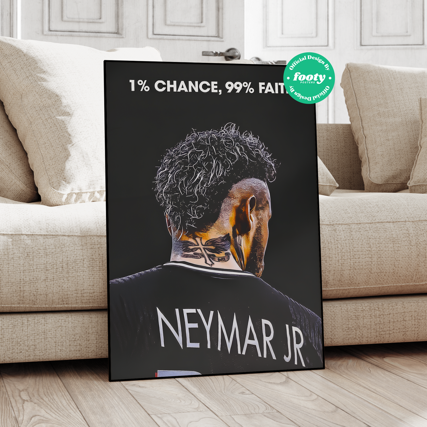 Neymar 'Faith' Poster