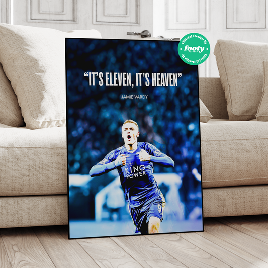 Jamie Vardy „Eleven Heaven“ Poster