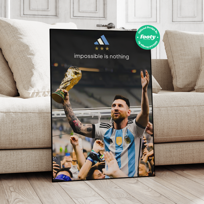 Lionel Messi World Cup 'Impossible' Poster