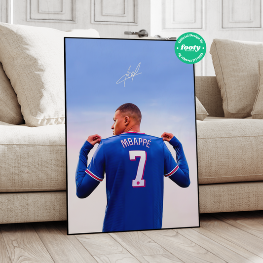 Kylian Mbappe 'Signature' Poster