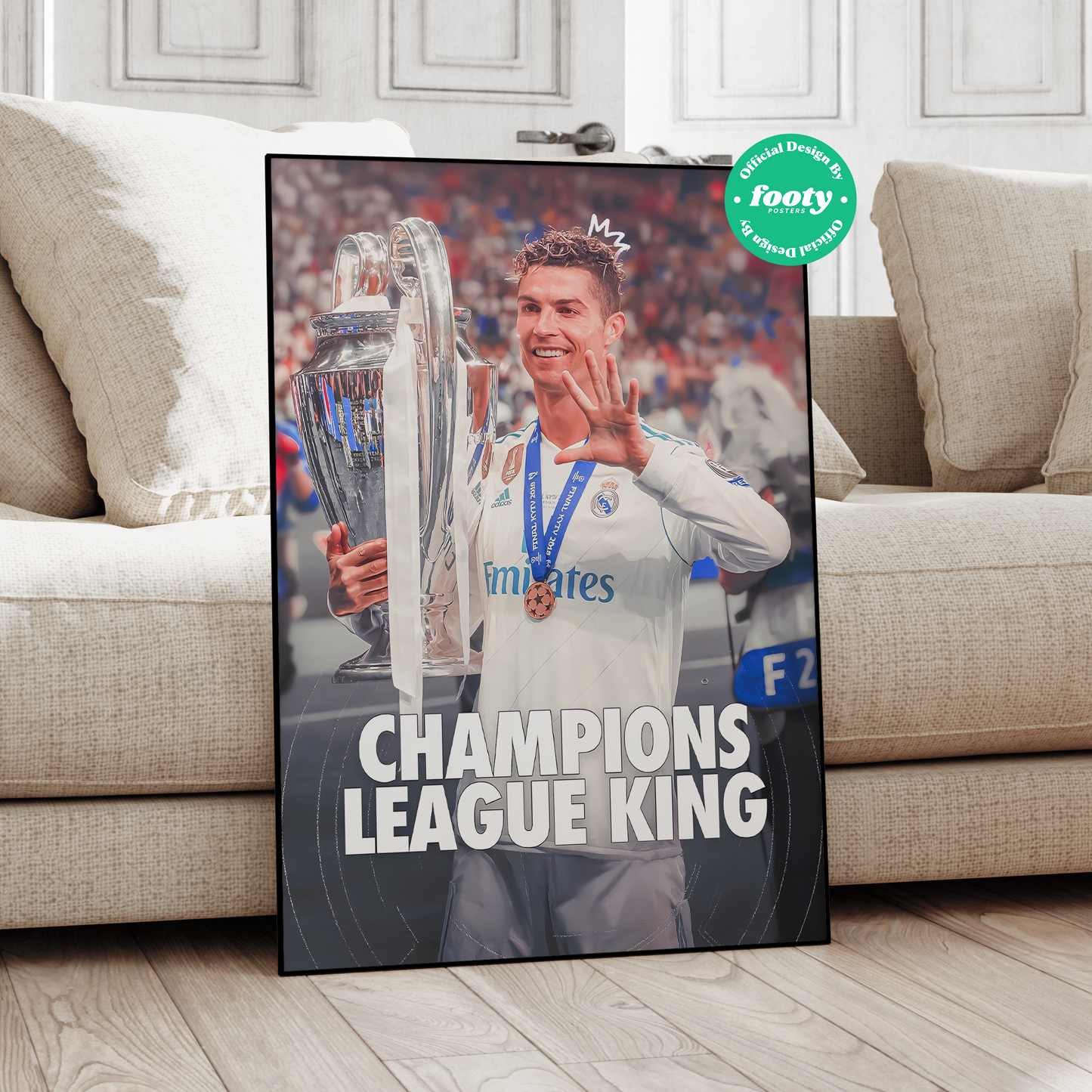 Cristiano Ronaldo 'CL KING' Poster