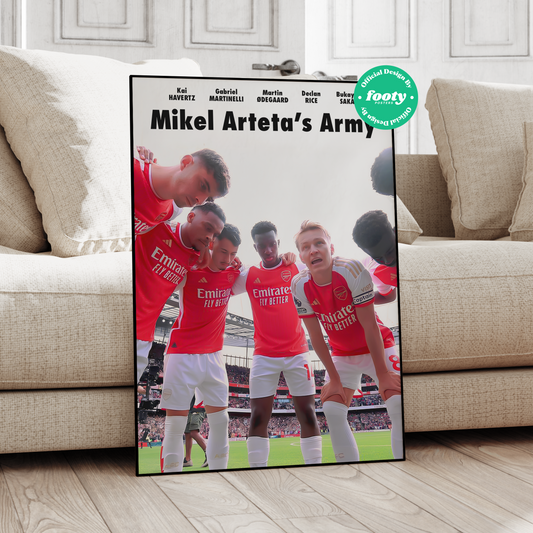 Arteta's Army 23/24 Poster