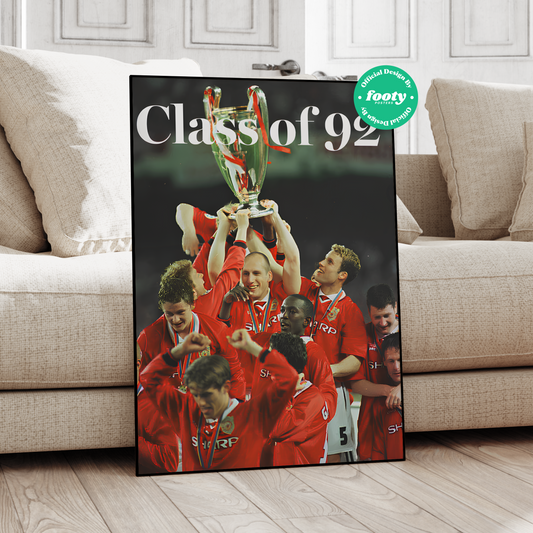 Manchester United „Klasse von 92“-Poster