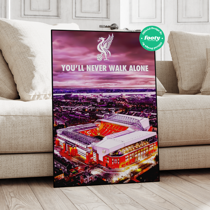 Liverpool 'YNWA Anfield' Poster