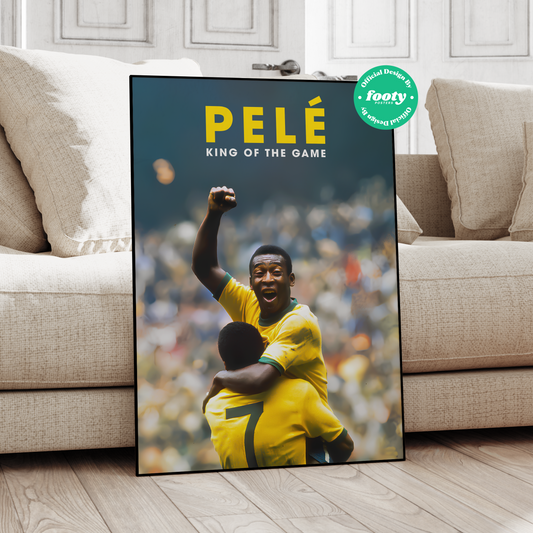 Pelé „König des Spiels“ Poster