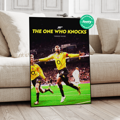 Thierry Henry 'The One Who Knocks' Poster