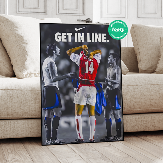 Thierry Henry 'Get In Line' Poster