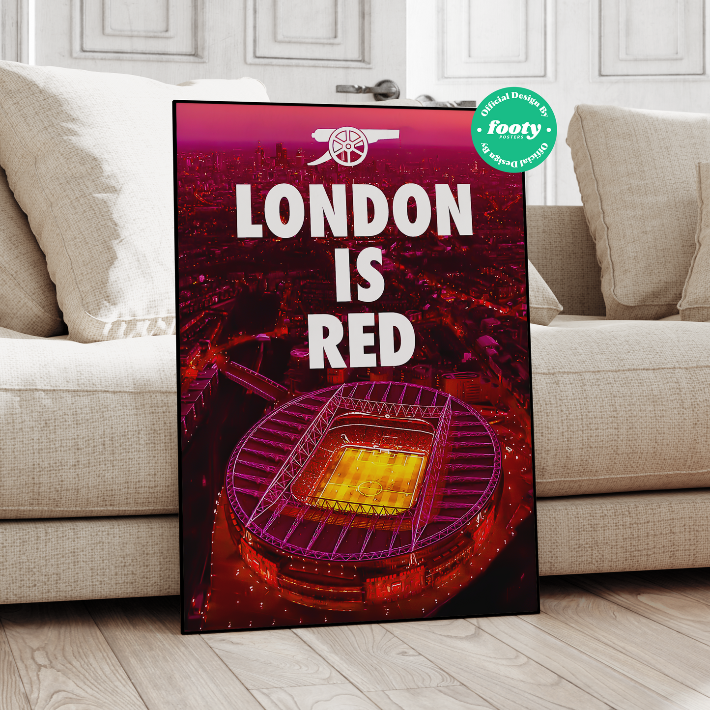 Arsenal 'London Is Red' Poster