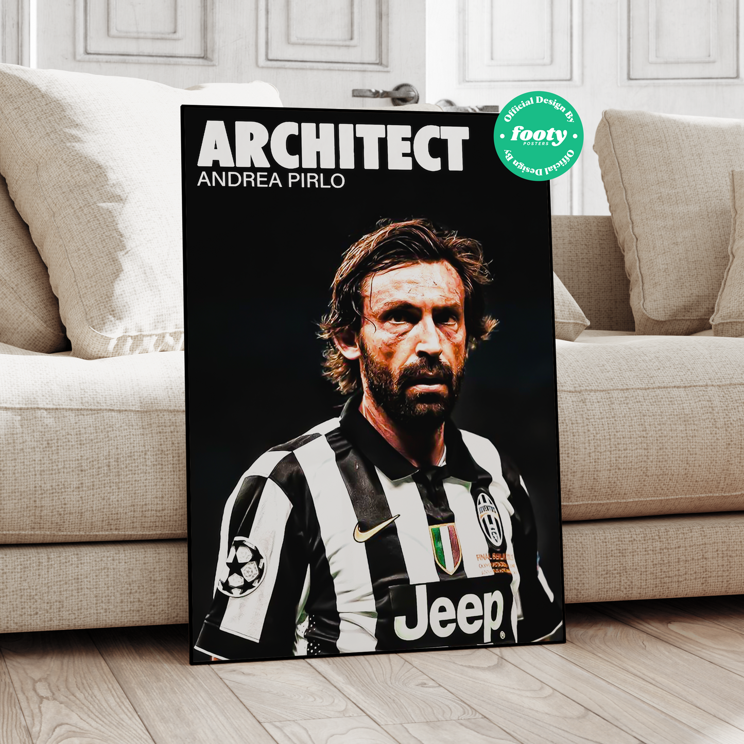 Andrea Pirlo 'Architect' Poster